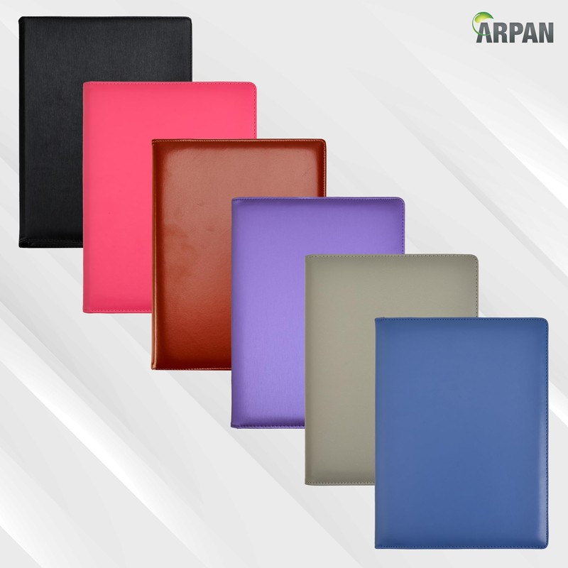 Arpan A4 Certificate Presentation Folder, Faux Leather Document Organizer, Professional