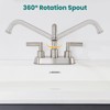 KroBer 4 Inch Centerset Laundry Faucet, 2 or 3 Hole