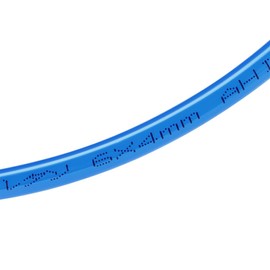 sourcing map Pneumatic Air Tubing, 6mm(0.24") OD x 4mm(0.16") ID 2m(6.56ft) PU Polyurethane Air Compressor Tubing Hose Pipe Blue
