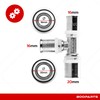 BOOPARTS - 4 pieces - press fitting tee - reducer