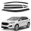 Window Deflectors Smoke Tinted Tape-On Side Window Vent Visor Deflectors