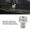 Piggyback Oil Drain Plug Stainless Steel Oversize Self Tapping Oil