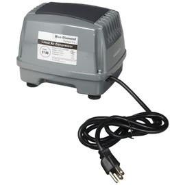 BLUE DIAMOND ENVIRO ET60 KOI POND SUMMER AERATION AND WINTER DEICER LINEAR AIR PUMP Adds Oxygen, Improves Water Quality and Clarity, Helps Fish and Plants