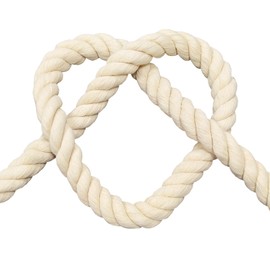 Cotton Cord, Macrame Yarn Rope, Cotton Rope for DIY Crafts, Decorative Projects, Pet Toys (10 mm (10 M))