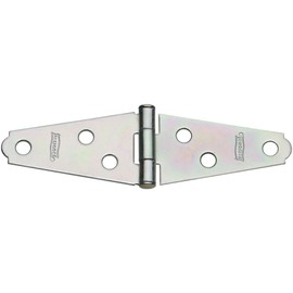 National Hardware N127-365 V280 Light Strap Hinges in Zinc plated, 2 pack