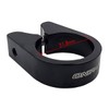 ONIPAX Bicycle Seat Post Clamp Aluminum Alloy 31.8MM/34.9MM Black (31.8mm)