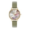 OLIVIA BURTON Women's ILLUSTRATED FLORAL Watch, gold/gold, 30MM