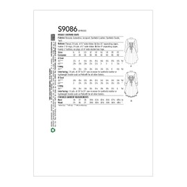 SIMPLICITY Sewing Pattern S9086 Misses' Steampunk Costume Coats, 14-16-18-20-22, R5