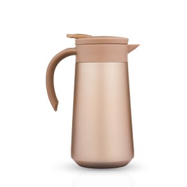 Bohoria Vacuum Flask Thermos Flask Jug for Coffee, Tea and Water Stainless Steel, Quick Tip Closure 0.8 Litres