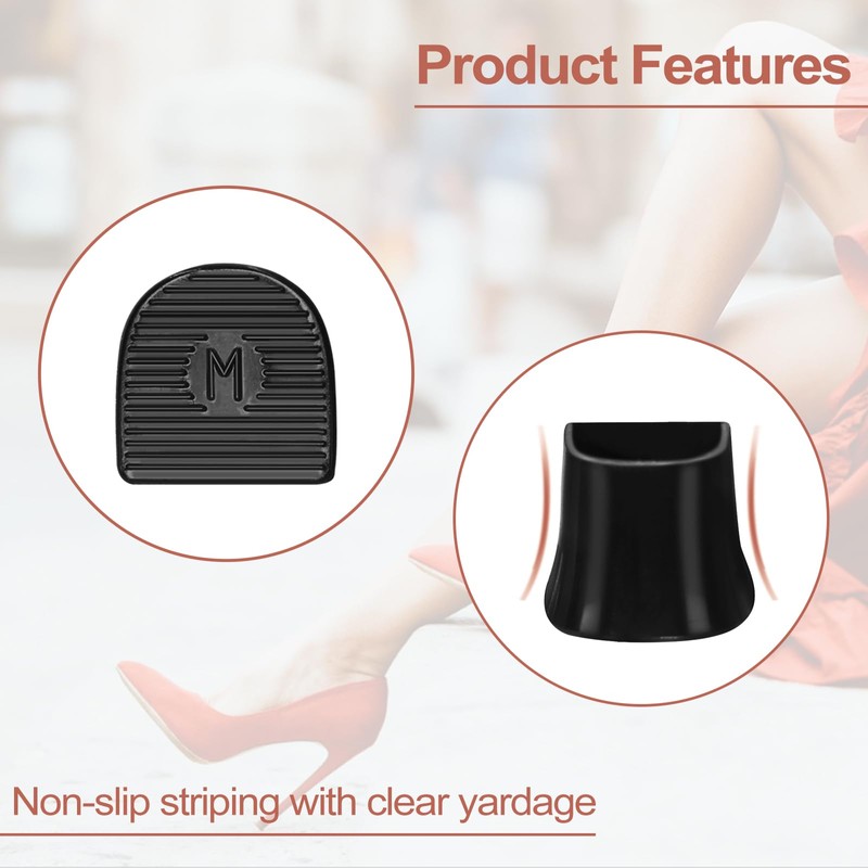 8 Pairs Heel Cap Protectors for High Heel Shoes, 4