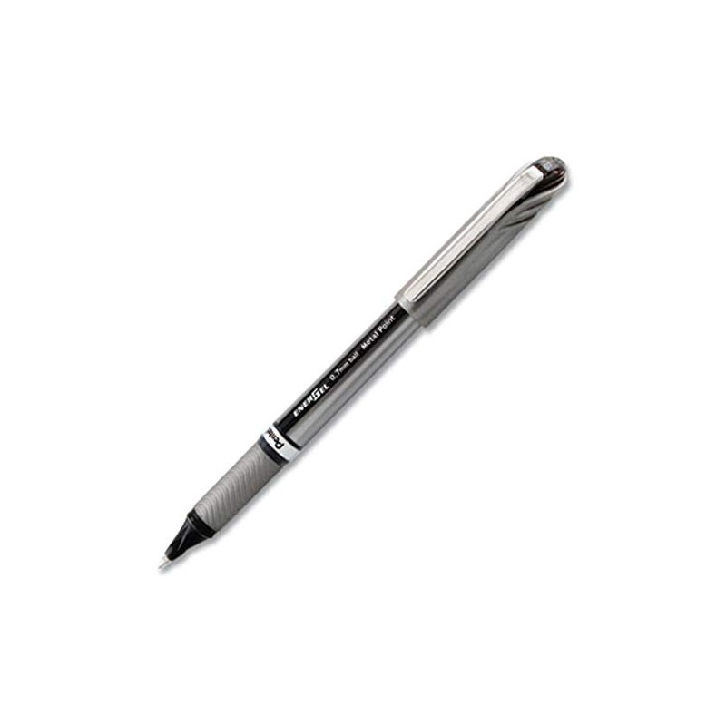 Pentel - Gel Pens, Metal Tip, Medium Point, Black Ink,