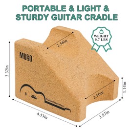 Guitar Neck Rest - Essential Guitar Accessory for Luthier Tools, Guitar Setup & Repairs: Ideal for Guitar Neck Placement, Compatible with Electric Guitar Accessories & Guitar Tools