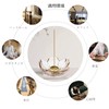 HttDog Incense Holder, Glass, Stylish, 2 in 1 Incense Plate,