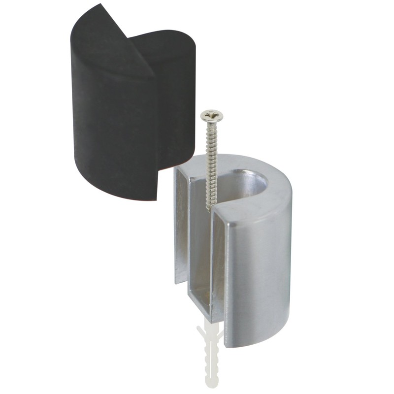 COM-FOUR 2x zinc door stopper with scandium alloy, bottom door