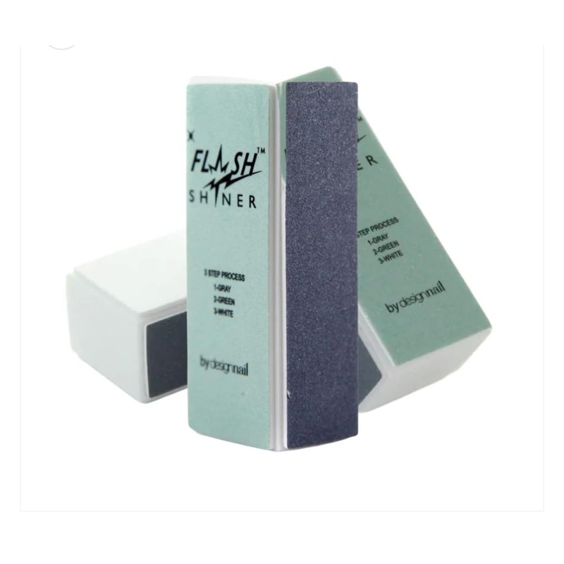 Design Nail Flash Shiner 3-Way Shine Buffer Block