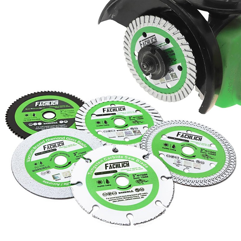 Mini 3 inch Diamond Blades - FACHLICH Cutting Disc for