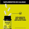 Omega Contenido Alto Capsulas Dha Epa Ácido Alfa Linoléico Salmon