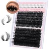 Yaiseiko Fluffy Eyelash Clusters with Bottom Lashes 14-25mm Volume Lash