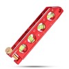 ARROW 6.3-Inch Torpedo Level, Magnetic Leveler with 0°/30°/45°/90° Bubbles, Top-view