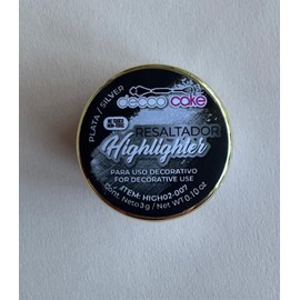 Ma Baker and Chef Matizador comestible highlighter para reposteria color plata