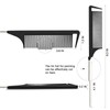 Yumflan Hair Comb, Rat Tail Comb for Braiding Hair, Fine