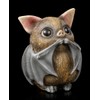 Three Wise Bat Figures - See Nothing, Hear Nothing, See