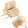 Esponja de Lufa Natural, 4 unidades Estropajo para Cuerpo, Esponja