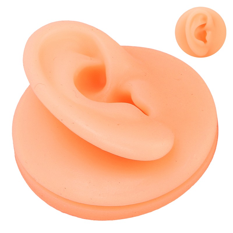 Silicone Ear Acupuncture Practice Model Reusable Simulation Ear Display Model