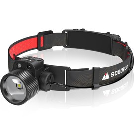 2024 NEW Stirnlampe LED Wiederaufladbar, Kopflampe Stirnlampe 10000LM, Große Kapazität 5000 mAh USB aufladbar, Superhelle 5 Modi, IP68 Wasserdichte, Sensor & Rotlicht, Lichtweicht für Camping Survival