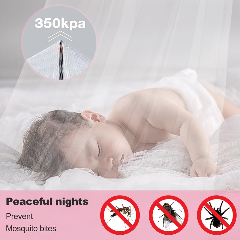 Mosquito Net Bed Canopy, Mosquito Net for Travel, Bed Canopy,