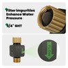 Watflow 3/4"Water Flow Meter with Water Nozzle Kit,4 Modes Change,