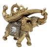 ICE Armor Lucky Wealth Thai Elephant Wine Rack Bottle Holder,