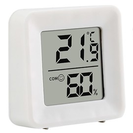 Lizbin Small Digital Hygrometer Indoor Thermometer, LCD Digital Room Hygrometers Thermometers, Mini Indoor Hygrometer Temperature Monitor Humidity Meter for Home Office Comfort Reptile Thermometer