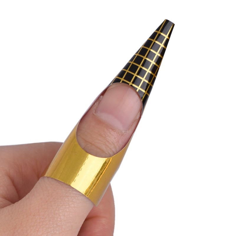Pegatinas De Formas De Extensión De Uñas, Para Uv, Formas