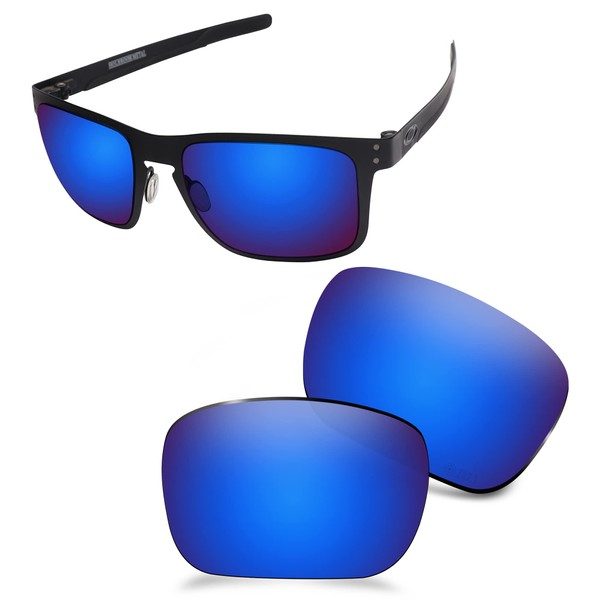 AOZAN ANSI Z87.1 - Lentes de repuesto compatibles con gafas de sol Oakley Holbrook Metal OO4123, color azul capri