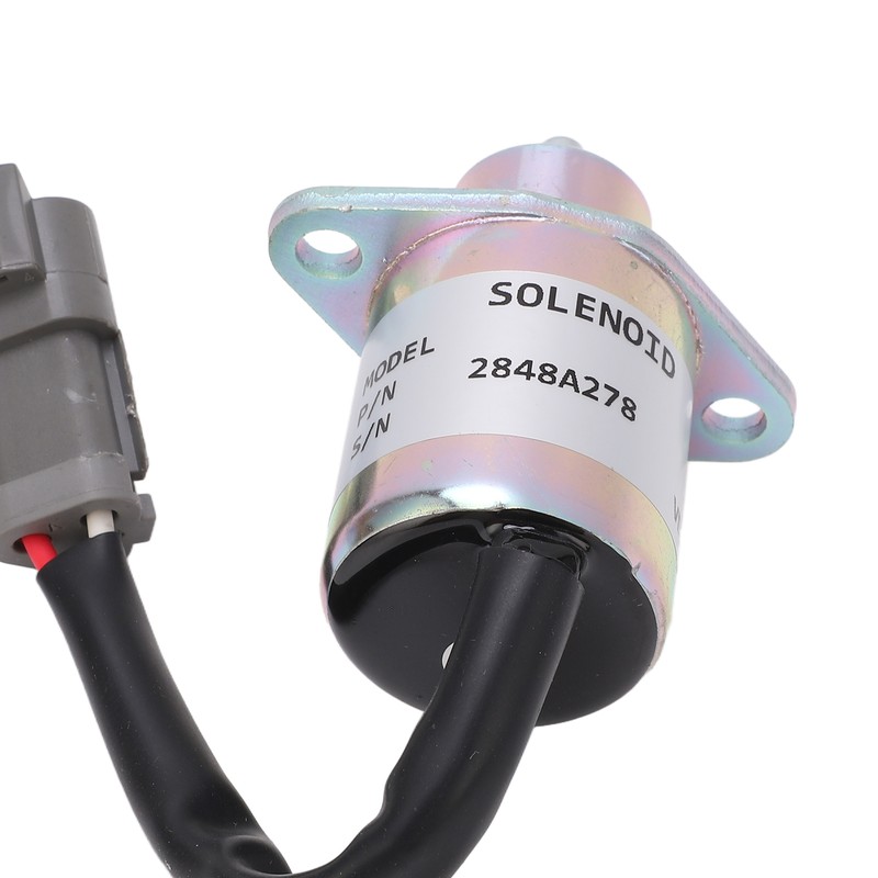 Shut Off Solenoid Valve Fuel Stop Flameout Valve Excavator Accessory