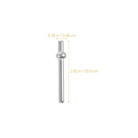 Abaodam 100Pcs Metal Cribbage Pegs Portable Cribbage Accessories Cribbage Board Pegs for Cribbage Traditional Board Game