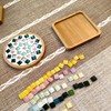 EHR 5 Sets DIY Glass Mosaic Tile Coaster Craft Kit,Colorful
