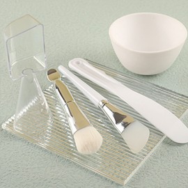 Personally Constructed headMixing Bowl Tool Kit, headBowl and Brush Set, Facial Skin Care and Beauty Tools with Mixing Bowl, Silicone Brush, Soft Brush, Scraper, Measuring Cup Spoon