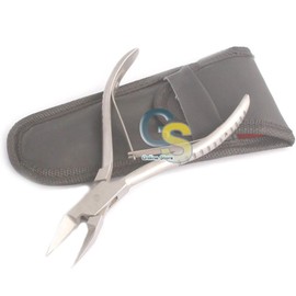 G.S INGROWN NAGELZANGE 6 '' - Professional Heavy Duty, Polished Stainless Steel INGROWN Nail Clippers OR Pliers Chiropody Podiatry + CASE