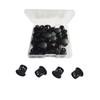 30 Pcs Black Hole Plugs 10mm (3/8") for Cabinet and
