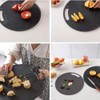 LATRAT Plastic Chopping Board, Round Chopping Board, Vegetable Bread, Chopping