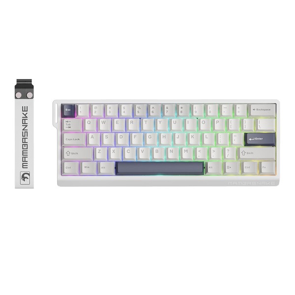 MAMBASNAKE X60 HE Rapid Trigger Magnetic Keyboard, 0.01mm RT Accuracy