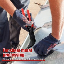 KNFFSAAJL Hand Seamers Metal Steel Sheet Metal Bender Durable Metal Bending and Flattering Pliers Straight/45°/90° Sheet Metal Tools Set for Bending and Flattening Sheet Metal(TD111)