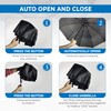 Braty Decorations Umbrella, Pocket Umbrella with Automatic Open/Close, Lightweight, Small