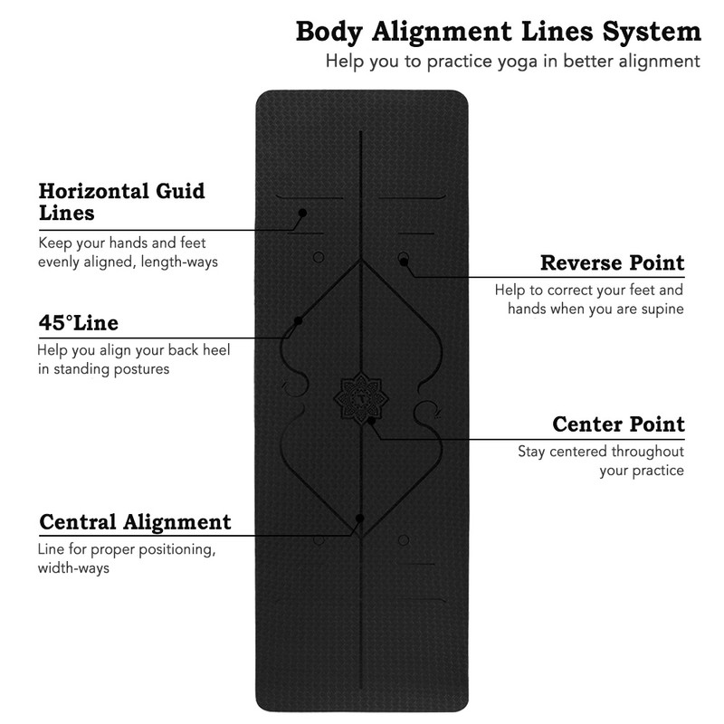 [通拓商品]yoga mat 1/4 inch TPE