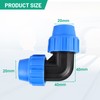 SWAWIS PP Fitting Screw Connection for PE Pipe 20 mm