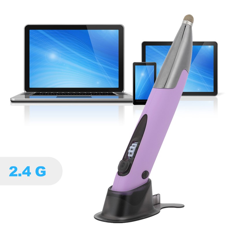Mouse Pen 2.4G Wireless ABS Capacitive Screen Handwriting with Adapters