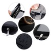 GraduationMall A4 Writing Case with Clipboard - Black Portfolio Padfolio