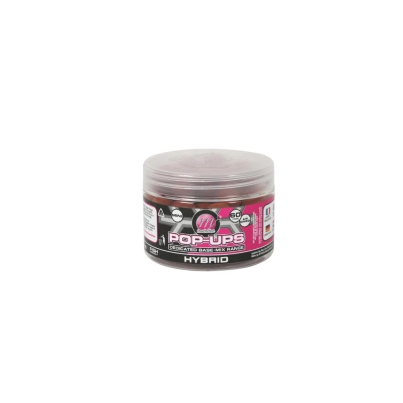 Mainline Dedicated Base Mix Mini Pop-Ups 12mm 150ml Tub: The